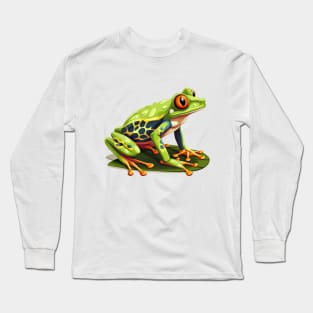 Red Eyed Tree Frog Long Sleeve T-Shirt